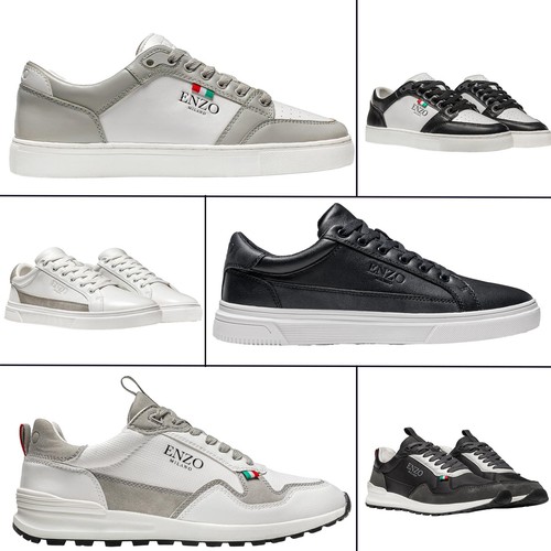 Enzo mens trainers sneakers - mens,
