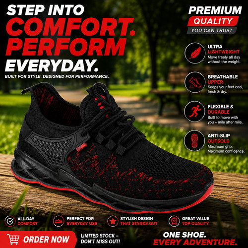 Mens trainers shock absorbing - mens,