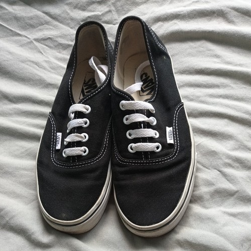 Vans black shoes - black, us