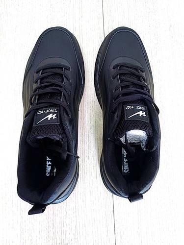 Mens black sports trainers - mens,