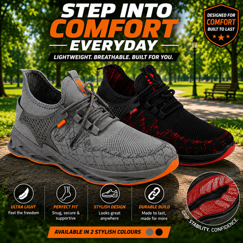 Mens trainers shock absorbing - trainers,