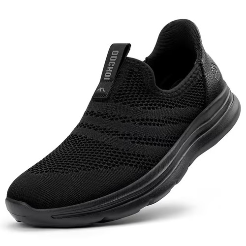 Men slip trainers - on,